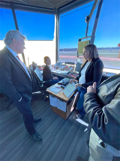 mike at control tower