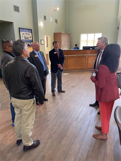 mike meets with athens airport officials